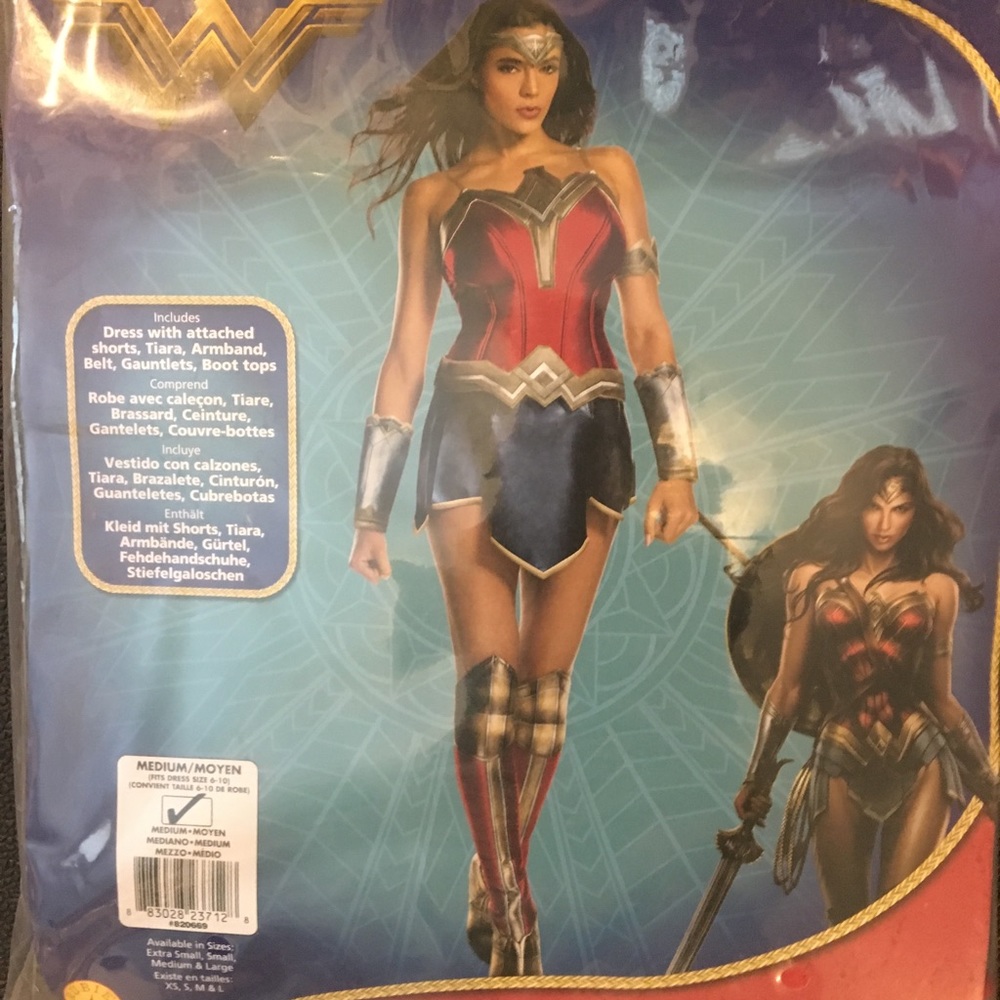 Wonder Woman costume size medium